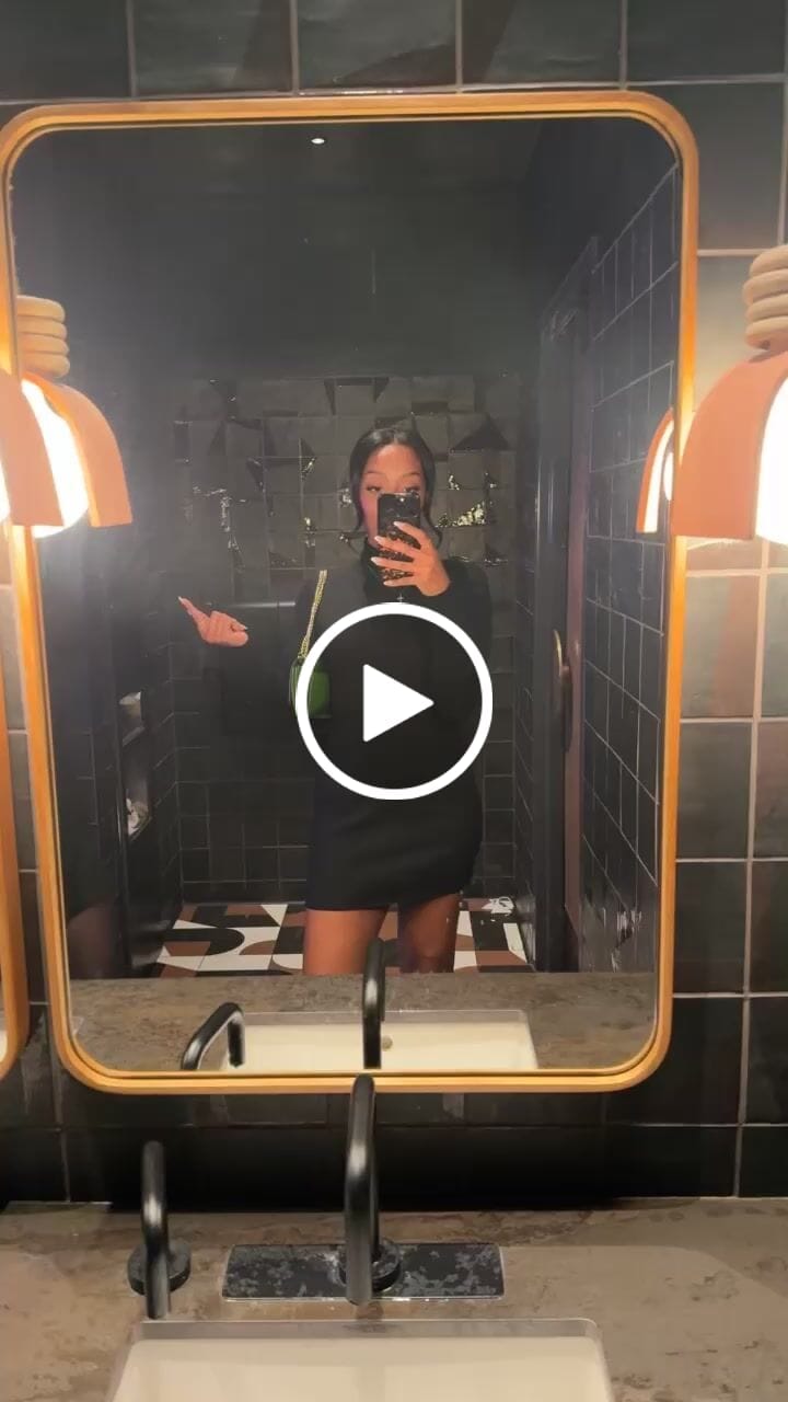 Customer video review of [GASOLINA] OVERSIZED Cut Out Tee Dress & One Leg Short Co-ord in Black