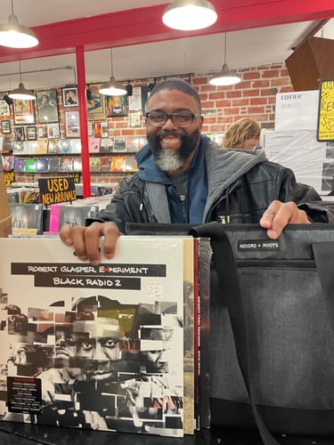 Customer photo review of The Ultimate Vinyl Record Carry Bag