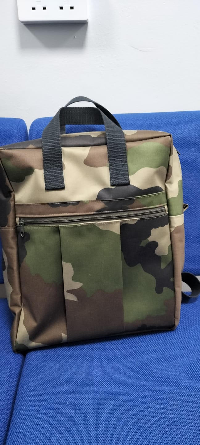 Customer photo review of Jungle Camouflage Waterproof Fabric