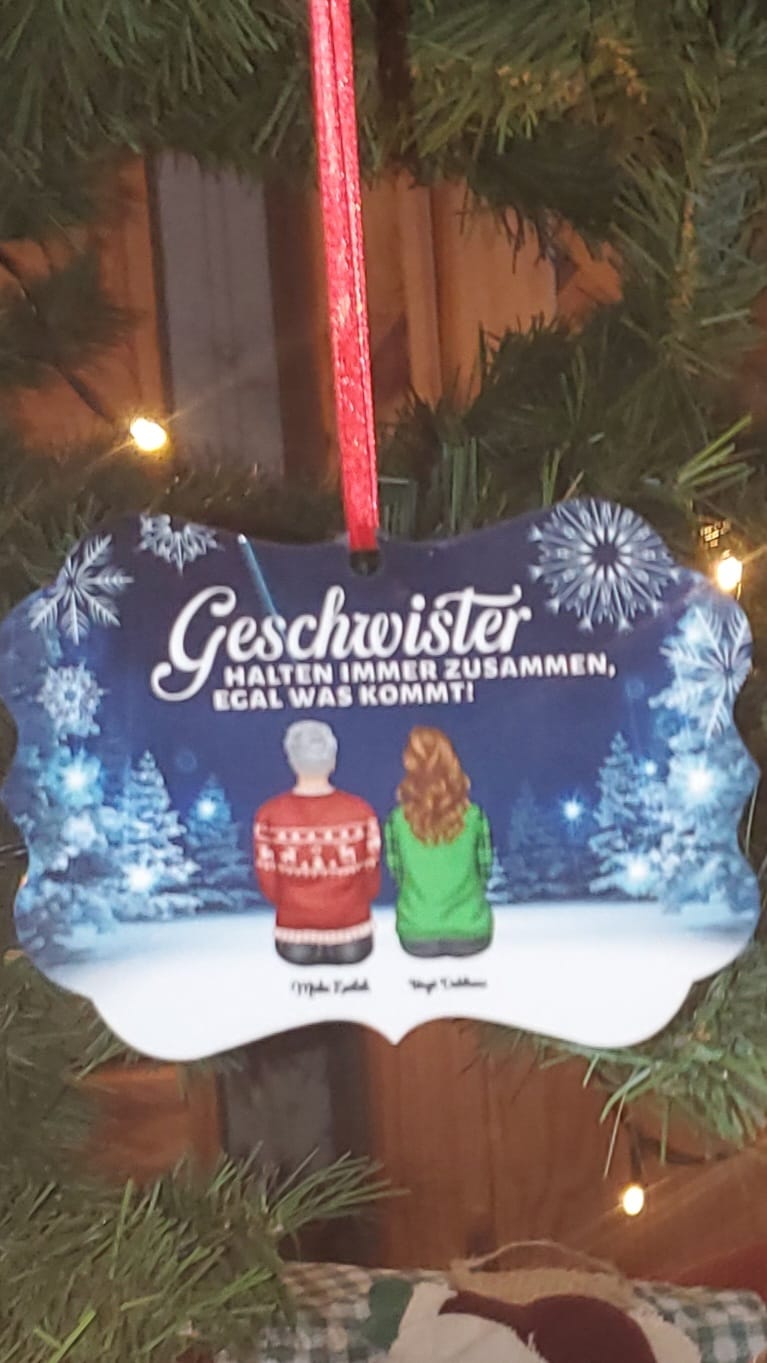 Customer photo review of Weihnachten mit der Familie - Familien-Baumschmuck