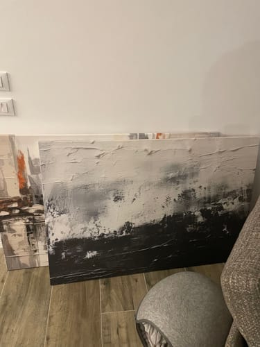 Customer photo review of Stucco Bianco e Nero