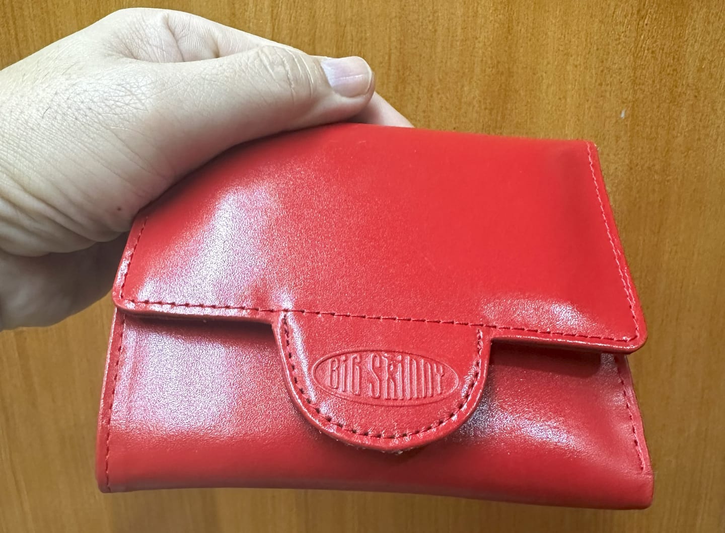 Customer photo review of Leather Trixie Cherry