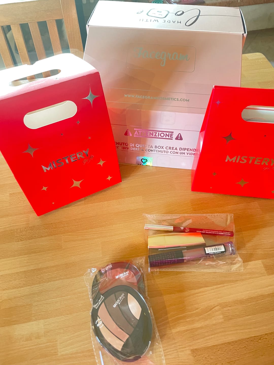 Customer photo review of MISTERY GIFT by Beauty Price® - 5 Prodotti Firmati