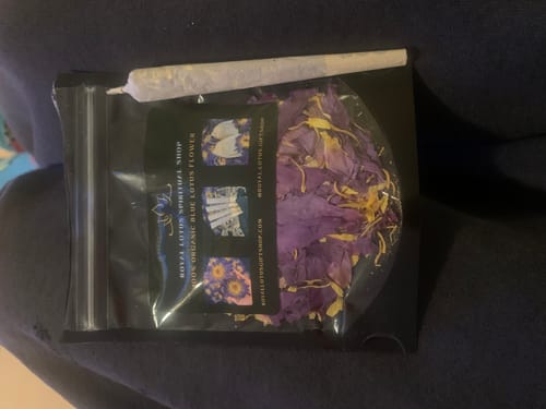 Customer photo review of Crushed  Blue Lotus Petals