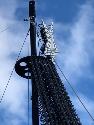 Customer photo review of Sasquatch™ MegaTree™ Pulley Cap Cover & Star Bolt