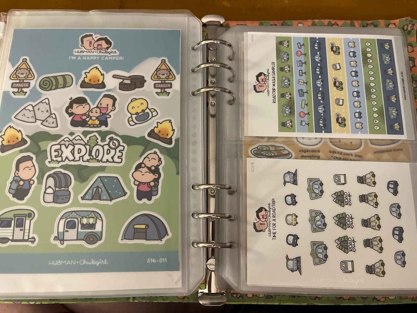 Customer photo review of Roadtrip Sticker Set