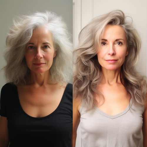 Customer photo review of Hair Growth Kit (2 month supply)