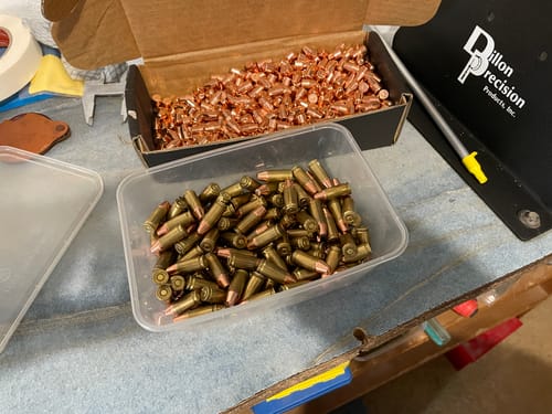 Customer photo review of 9MM/38 Super Copper Plated Projectile