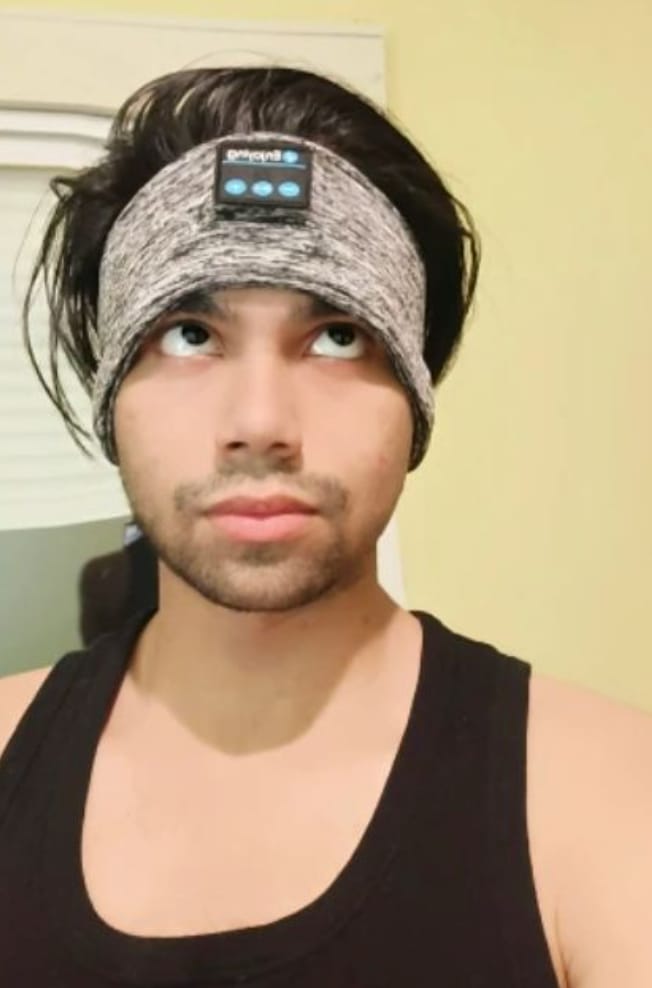 Customer photo review of SOUNDSLEEP HEADBAND™ - 50% OFF TODAY