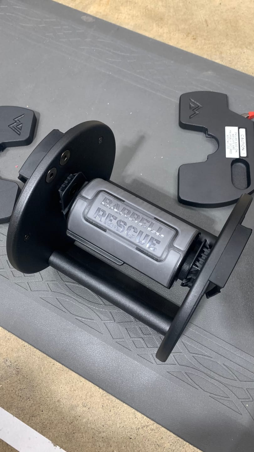 Customer photo review of Barbell Rescue Nylon Brush