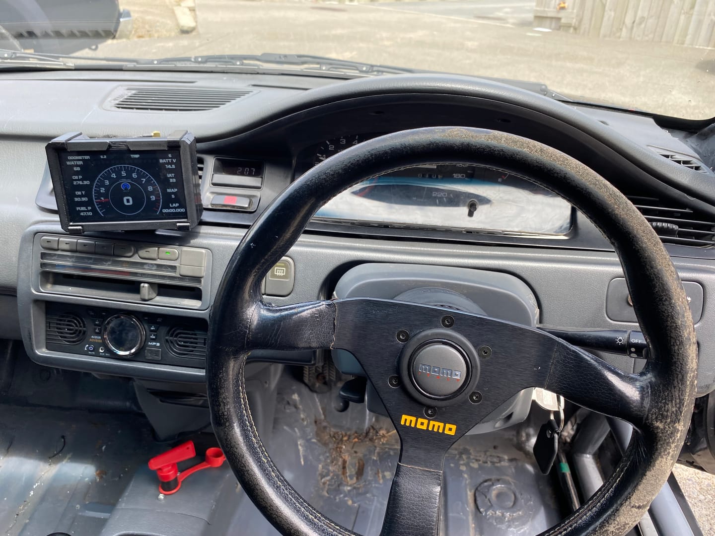 Customer photo review of PowerTune Digital Mini Dash V5