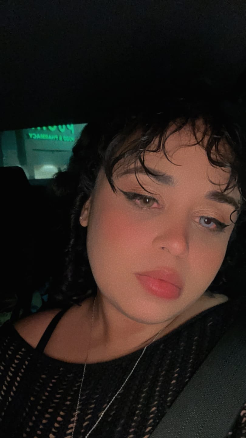 Customer photo review of Hidrocor AVELA Brown Prescription Colored Contact Lenses