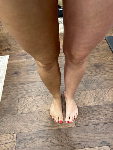 Customer photo review of Desert Bronze Self Tanning Mousse