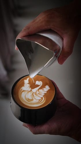 Customer photo review of CREATE Latte Pitcher