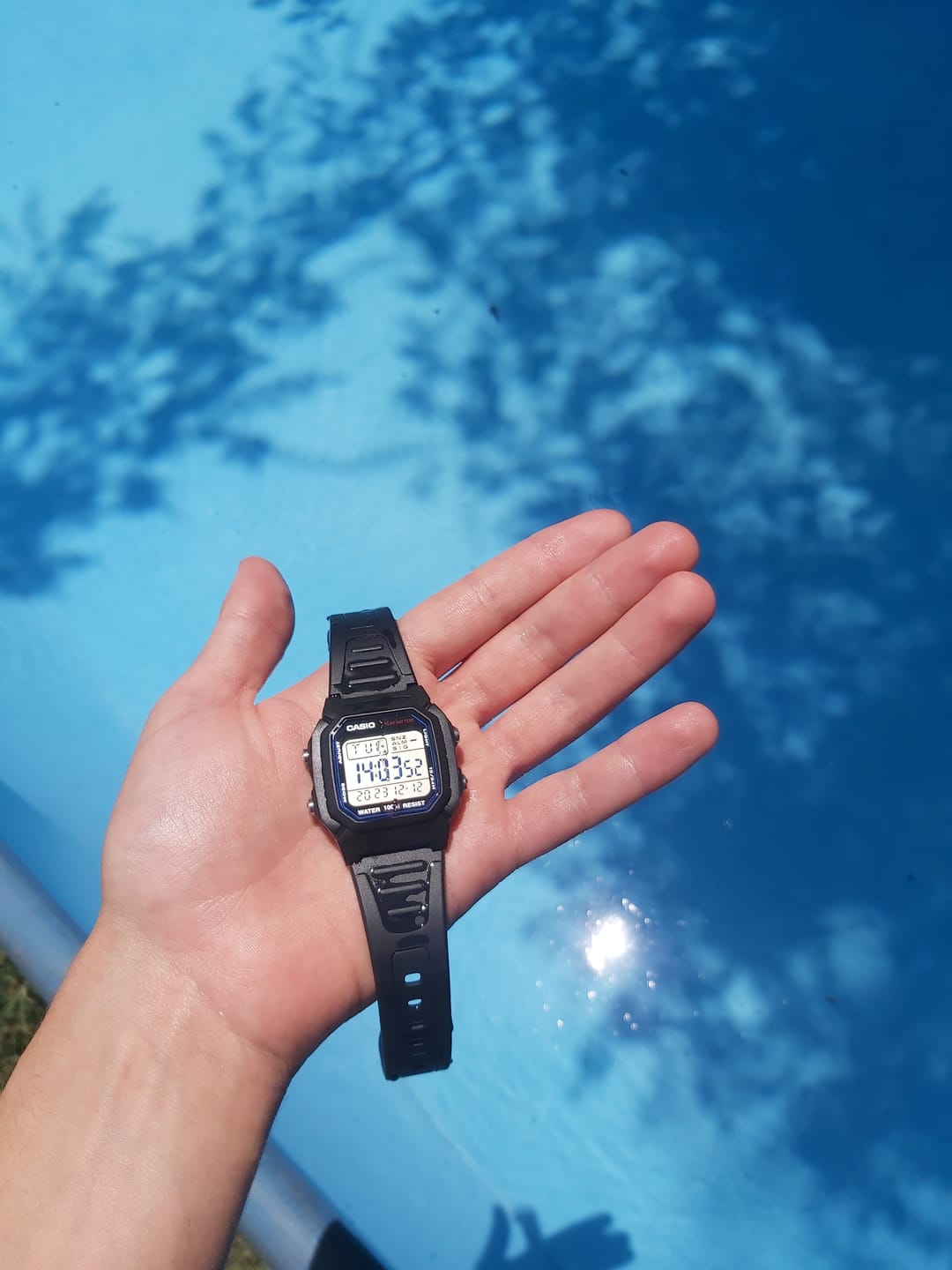 Customer photo review of Reloj Casio Vintage W-800H-1AVDF Líneas Azules