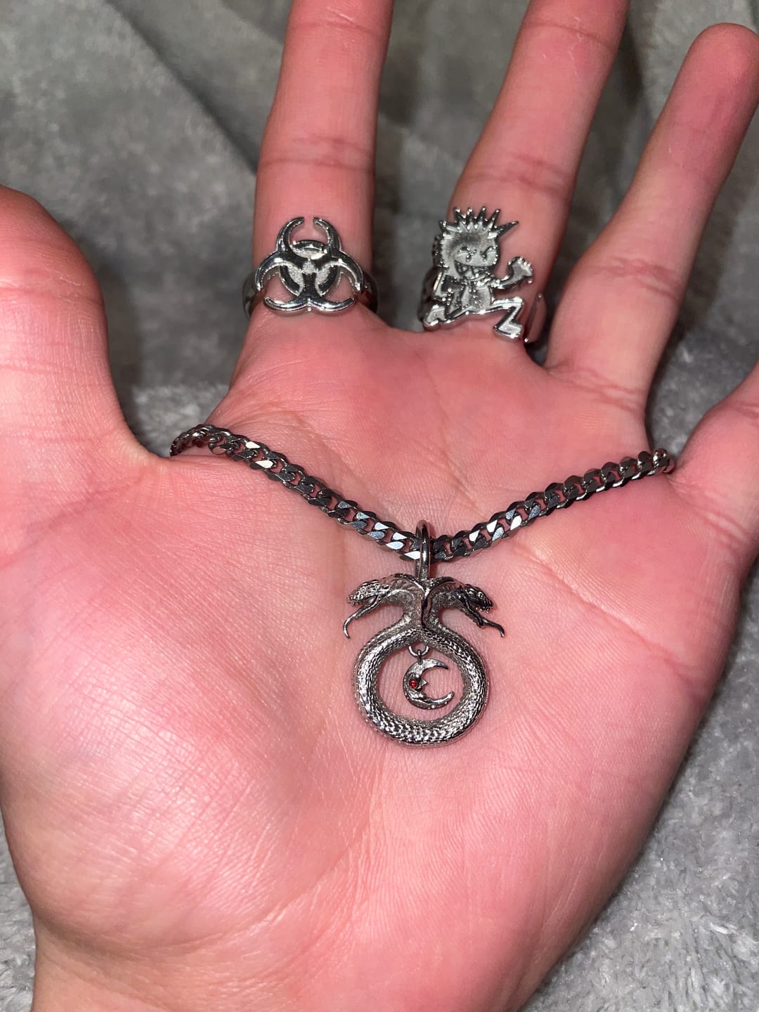 Customer photo review of LUNAR GUARDIANS PENDANT
