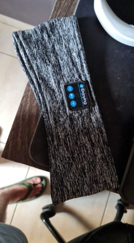 Customer photo review of SOUNDSLEEP HEADBAND™ - 50% OFF TODAY