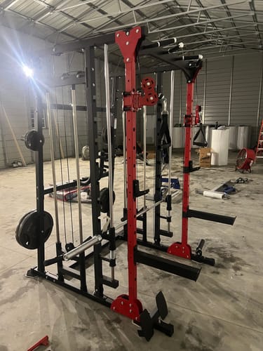 Customer photo review of Major Fitness SML07 All-In-One Home Gym Smith Machine