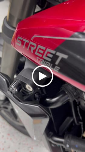 Customer video review of Triumph Street Triple R/ RS / Moto2 Low Profile Plug & Play Turn Signal Kits – 2017-2024