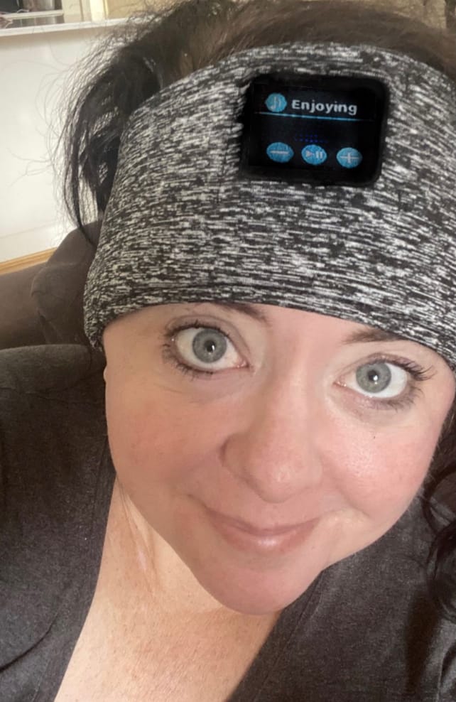 Customer photo review of SOUNDSLEEP HEADBAND™ - 50% OFF TODAY