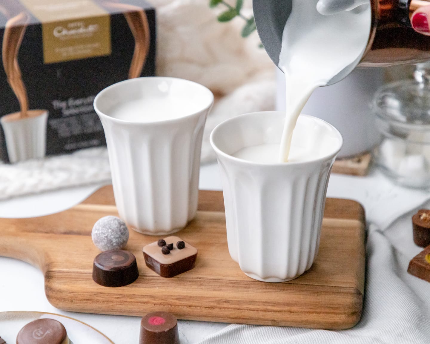 Customer photo review of Vanilla White Hot Chocolate Flakes