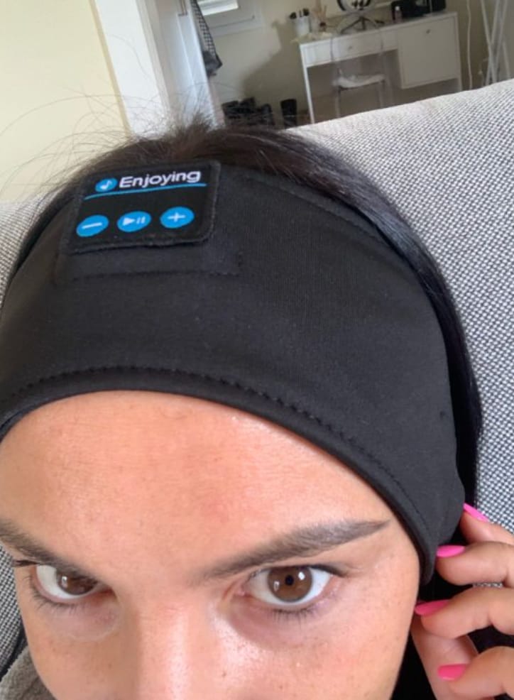 Customer photo review of SOUNDSLEEP HEADBAND™ - 50% OFF TODAY