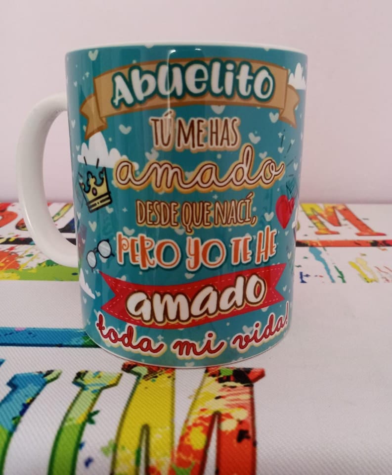 Customer photo review of Taza Blanca 11 Oz. Color Make Grado AAA