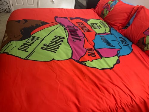 Customer photo review of Adira Duvet & Sham Set