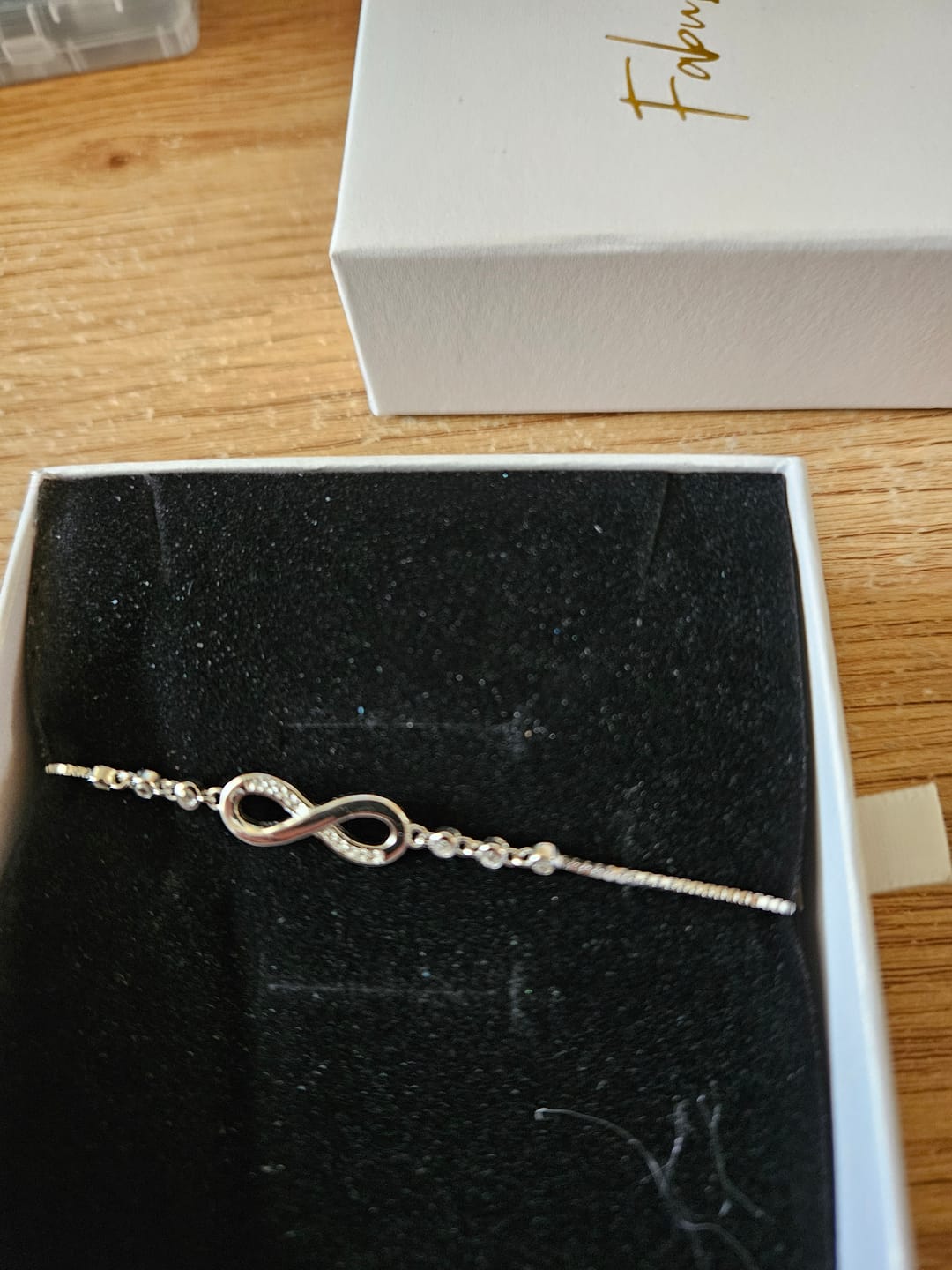 Customer photo review of Eternal Love Sterling Silver Bracelet