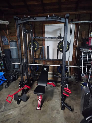 Customer photo review of Major Fitness SML07 All-In-One Home Gym Smith Machine