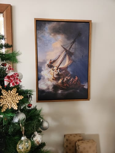 Customer photo review of Storm on the Sea of Galilee by Rembrandt