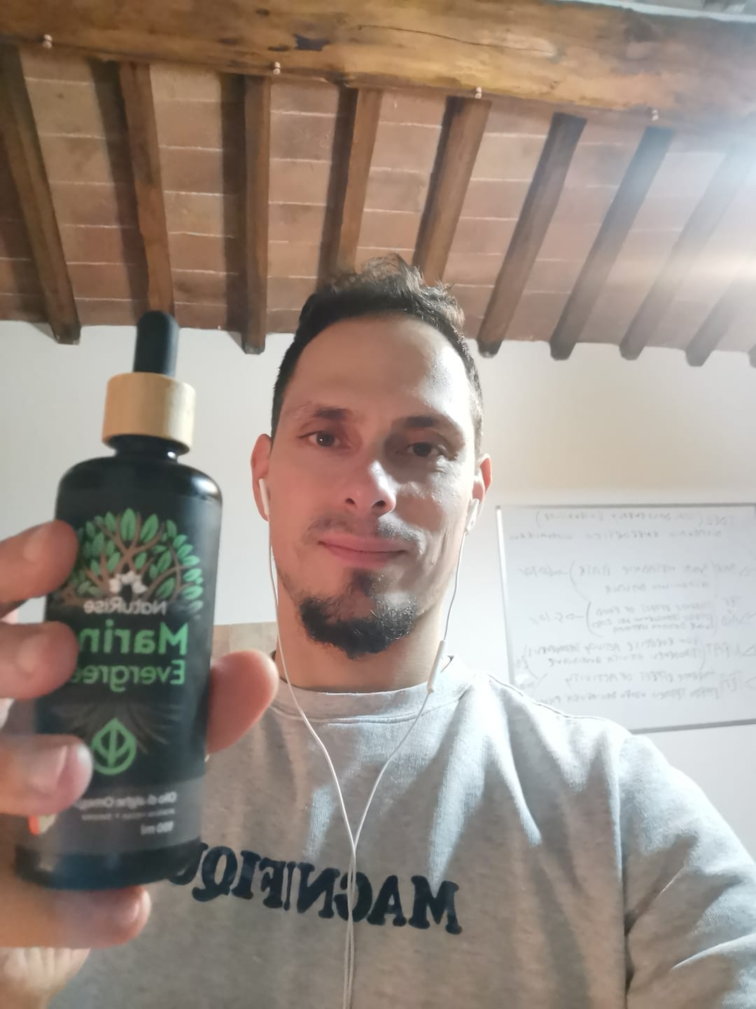 Customer photo review of Olio di alghe Omega 3 (100ml)