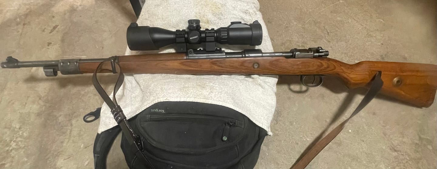 Customer photo review of Mauser K98K Ultra low-profile NDT Scout Mount for Long Eye Relief Scopes Gen 3