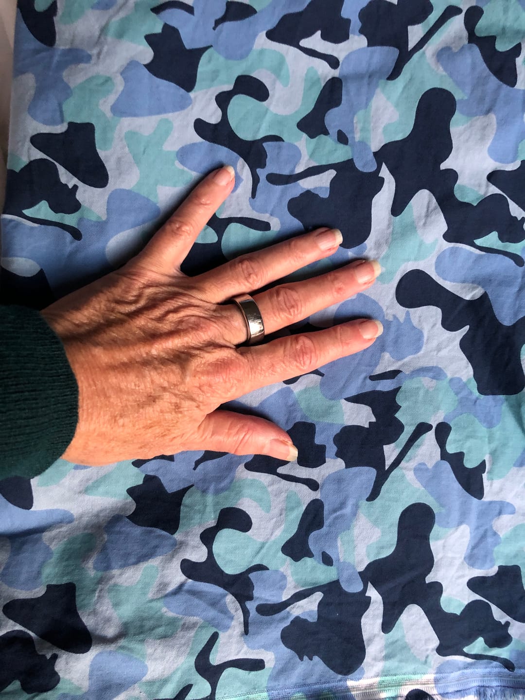 Customer photo review of Camouflage Cotton Fabric