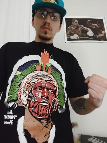 Customer photo review of BIG FACE POATAN TEE