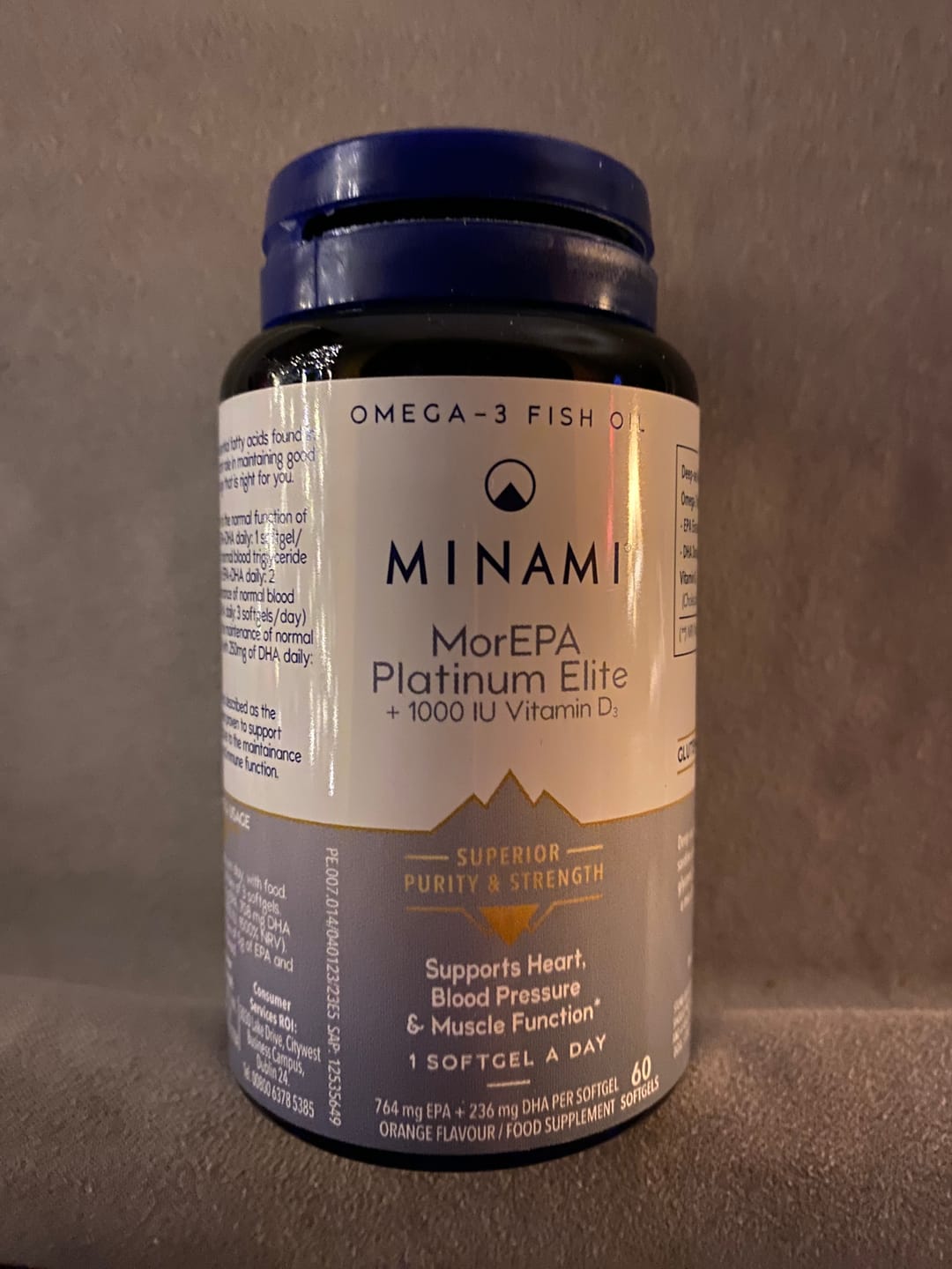 Customer photo review of Minami MorEPA Platinum Smart Fats + D3 60 Softgels