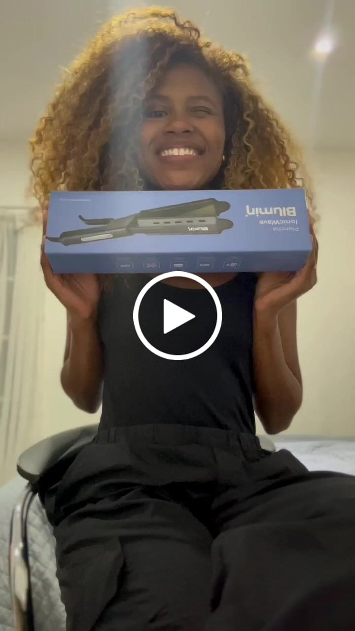 Customer video review of Plancha de Pelo Profesional IonicWave Blumin