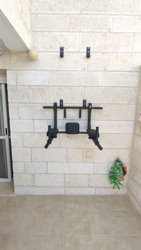 Customer photo review of מתקן קיר דו מצבי למתח, מקבילים ובטן תחתונה
