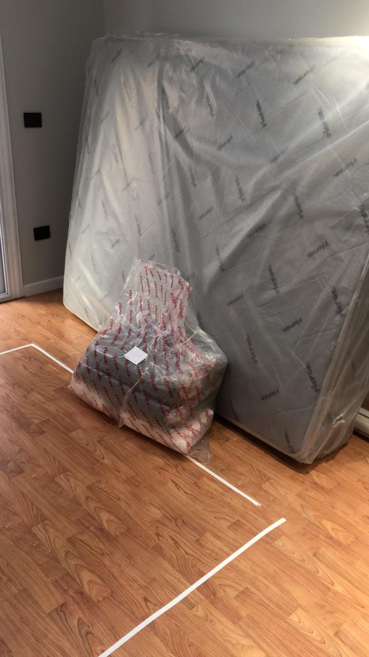 Customer photo review of Natural Latex Mattress with Double Pocket Spring System