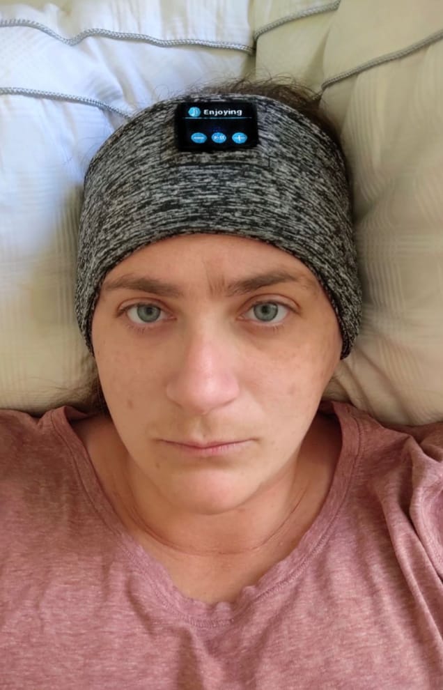 Customer photo review of SOUNDSLEEP HEADBAND™ - 50% OFF TODAY