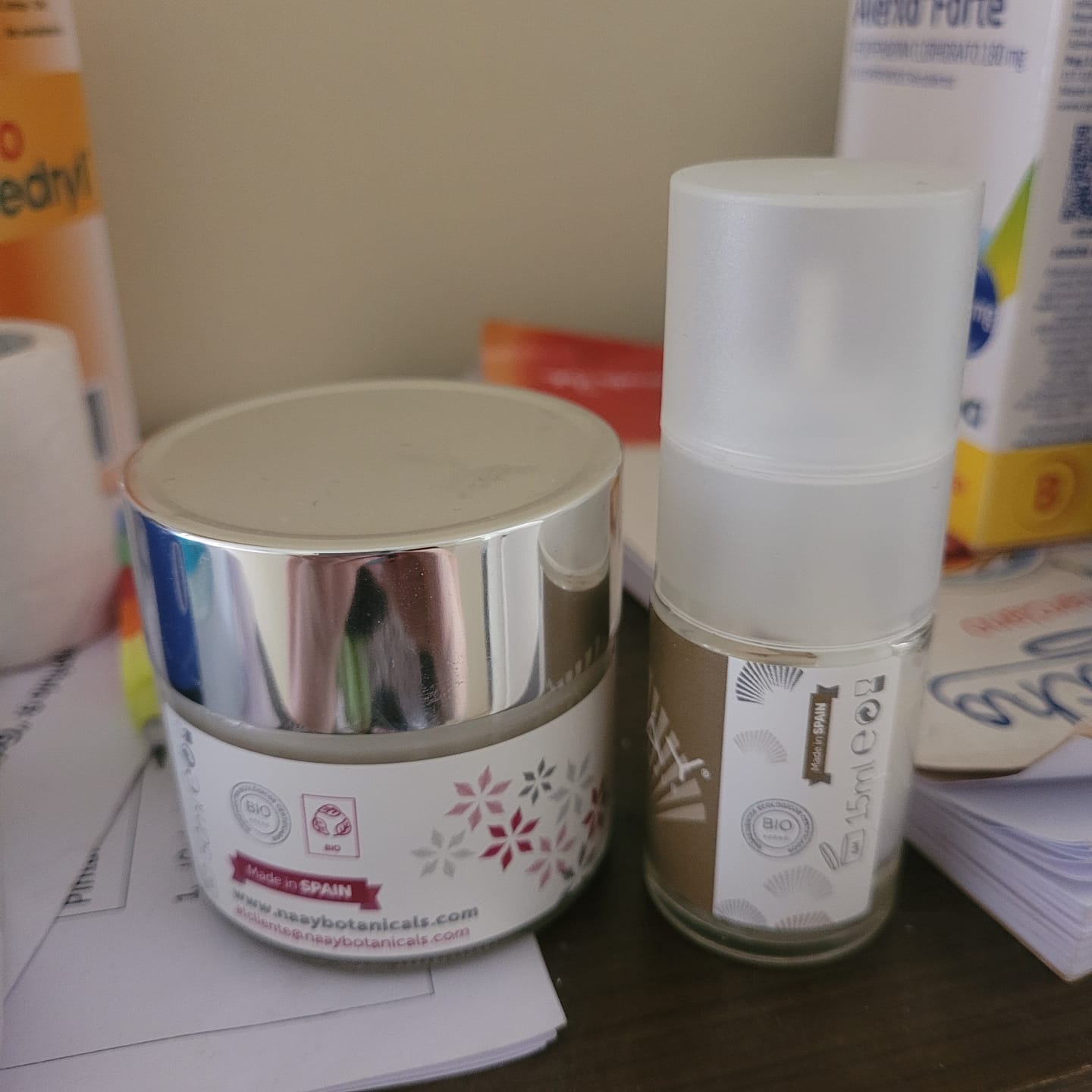 Customer photo review of Crema Facial Resveratrol