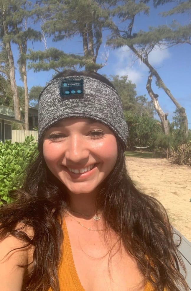 Customer photo review of SOUNDSLEEP HEADBAND™ - 50% OFF TODAY