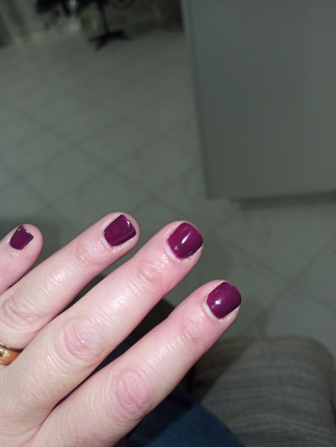 Customer photo review of Smalto Semipermanente LCI -  Melanzana - Viola