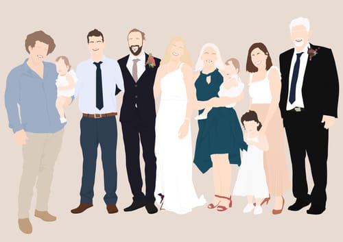 Customer photo review of Custom Hand-Drawn Illustration
