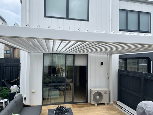 Customer photo review of Waihi 3.6 X 4m Louvre Roof Aluminium Pergola