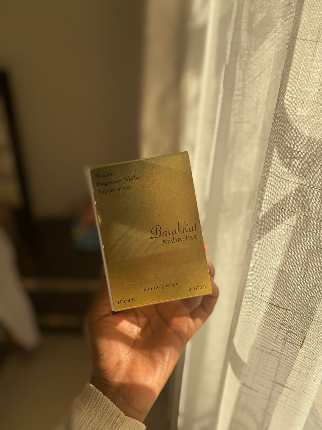 Customer photo review of Barakkat Ambre Eve 100 ml Eau De Parfum Amber eve
