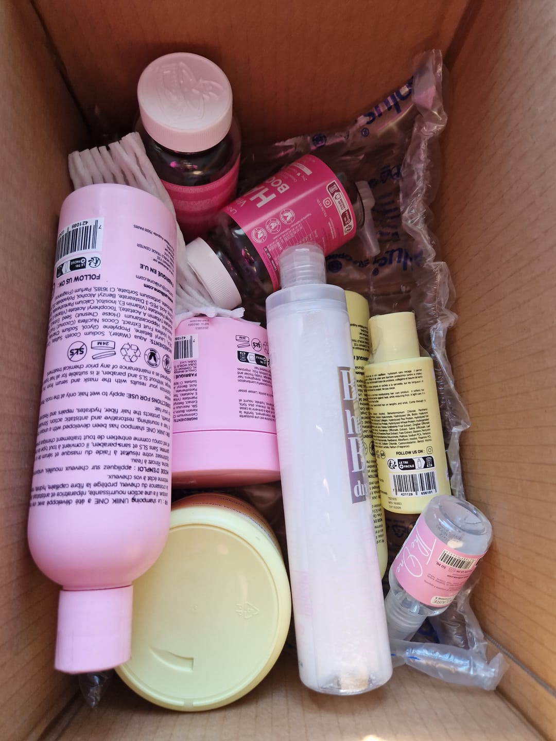 Customer photo review of Gamme The One - Kit complet - Shampooing, masque et sérum