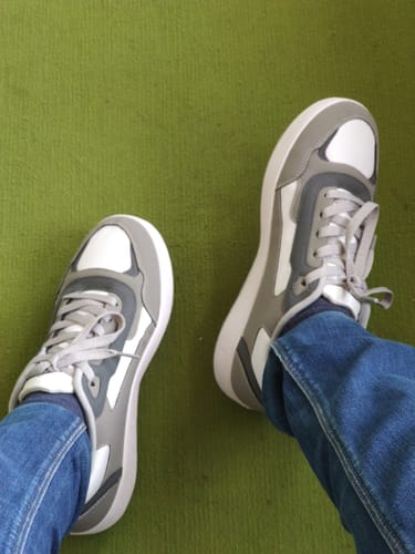 Customer photo review of GRAVEL L.Grey Men's casual sneaker