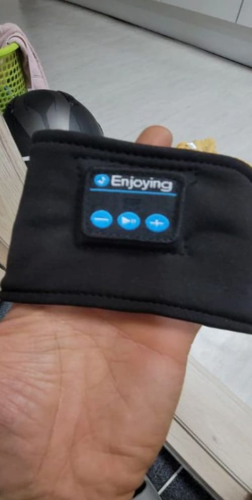 Customer photo review of SOUNDSLEEP HEADBAND™ - 50% OFF TODAY
