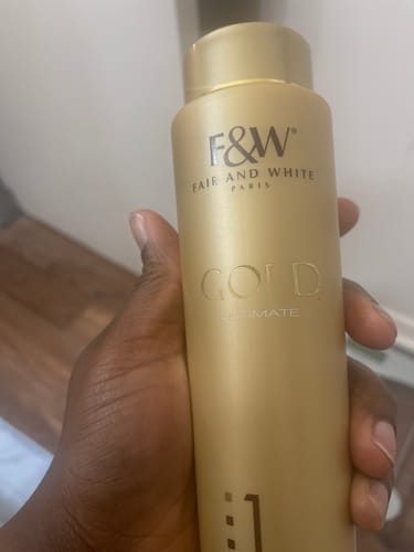 Customer photo review of Fair And White AHA Gold Bundle